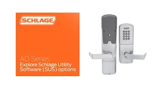 Schlage AD Electronic Locks: Exploring Schlage Utility Software SUS Options screenshot 2
