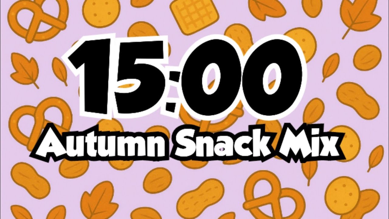 15-Minute Autumn Snack Mix Timer – Cozy Crunchy Fall Countdown - YouTube