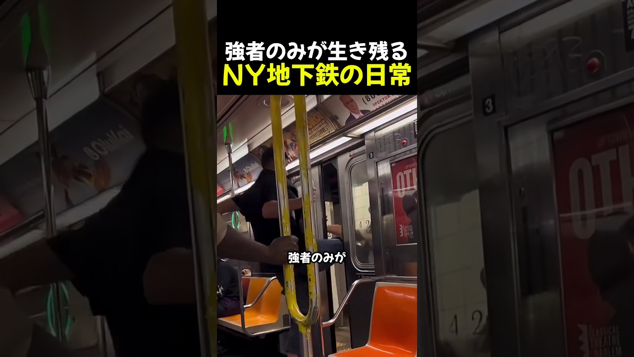 強者のみが生き残るNY地下鉄の日常