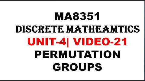 PERMUTATION GROUP S3 IN TAMIL | DISCRETE MATHEMATICS | UNIT-4| VIDEO-21