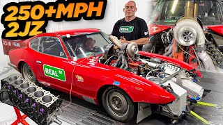 250+MPH 2JZ Engine Assembly | Jay&#39;s 2JZ Build SECRETS! (Real Street)