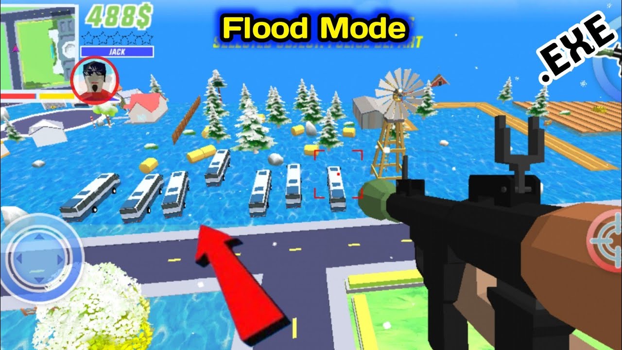 Flood Mode 😱😲 Dude Theft Wars .Exe | Dude Theft Wars Funny Moments | Thug Life | FunnyDude2022