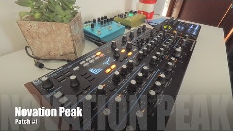 Novation Peak - Arpeggio Four Cinematic Patch