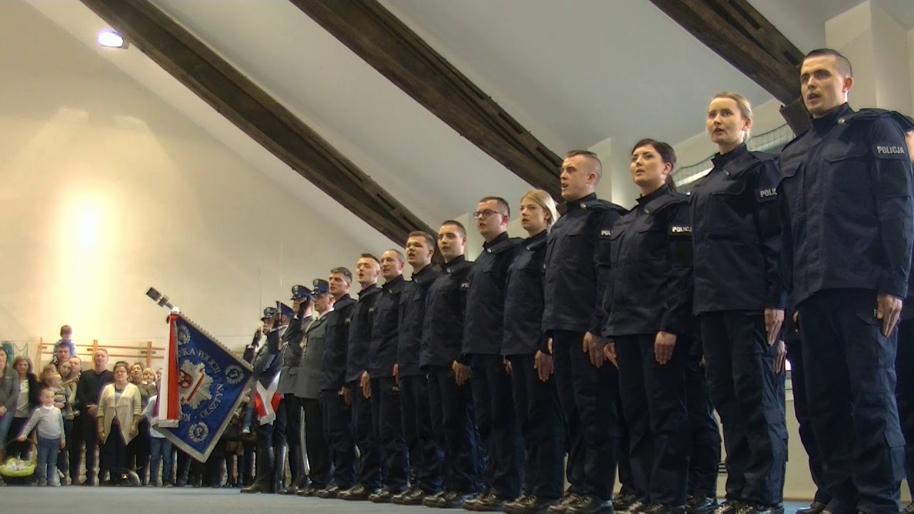 OLSZTYN24: Ślubowanie policjantów KWP w Olsztynie [12.03.2019]