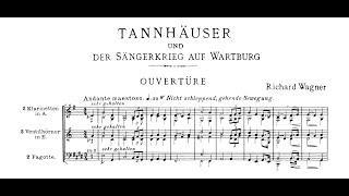 Richard Wagner -- Tannhäuser (Overture) -- Score