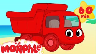 Dumptruck vehicle adventures with Morphle ( +1 hour My Magic Pet Morphle kids videos compilation)