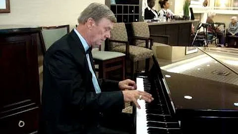 Dan Clahane pianist plays "Blueberry Hill" at the ...
