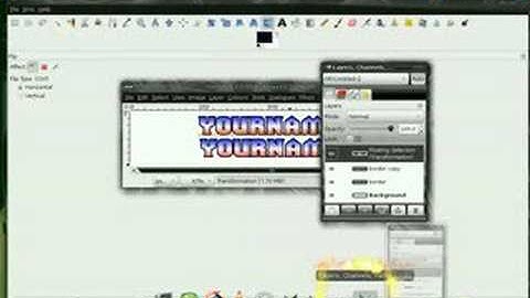 GIMP WEB 2.0 HEADER TUTORIAL
