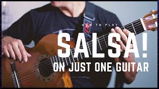 How To Play Salsa on Guitar  SALSACUSTICA 🎶 - Steban Galeano chords