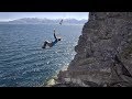 Rope Swing Into Lake