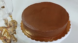 Шоколадный Ганаш Для Покрытия Торта. Chocolate Ganache To Cover The Cake.