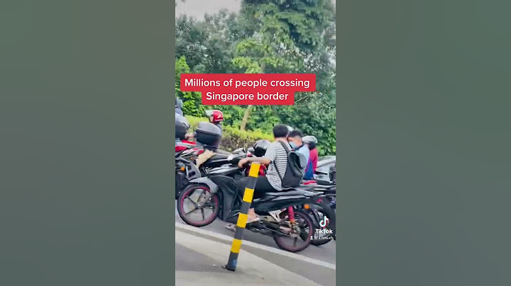 Millions of people crossing borders from Singapore to Malaysia almost everyday 😳