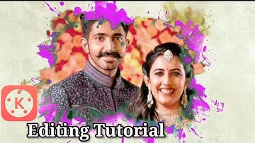 How to make slide show Splatter Effect video in kinemaster I Ink Splatter Effect for whatsapp Status