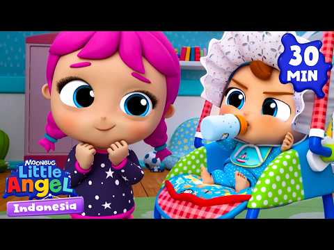 Sleep Tight, Sweetheart | Little Angel Indonesian | Cartoons and Kids Songs