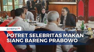 Prabowo Jamu Makan Siang Para Selebritas, Ada Lesti Kejora Hingga Nikita Mirzani