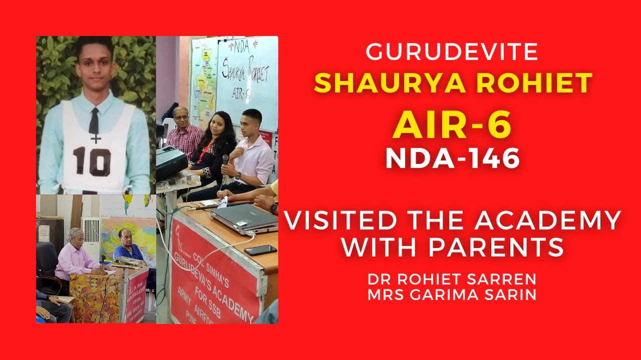 AIR-6 | SHAURYA ROHIET | Recommended for NDA-146 | SSB | Motivation