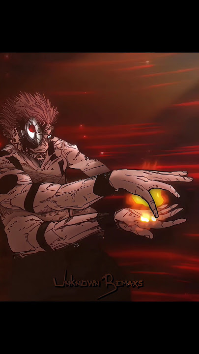 Sukuna after 8 black flash is crazy || edit ~ jujutsu kaisen || Chapter 258 [ manga edit ]