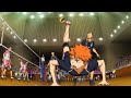  hinata ran after the ball hitting it back in the air with her feet making everyone gasp