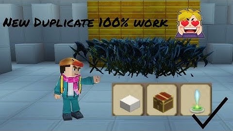 New Duplication Glitch in Skyblock 100% No scam （blockman go adventure）