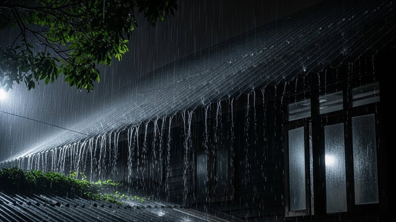 Relaxing Heavy Rain & Distant Thunder for Deep Sleep & Peaceful Dreams #48