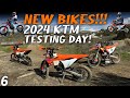 New bikes 2024 ktm test day dirt bike vlog 6