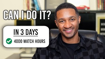 4000 YouTube Watch Hours In 3 days
