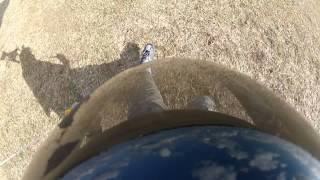 Landing my Saber2 210.  1.2 Wing Load