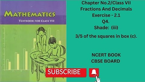 Q4 (iii) | Chapter 2 Exercise 2.1 Fractions And Decimals Maths Ncert | Cbse Board Class 7 @stdya3a