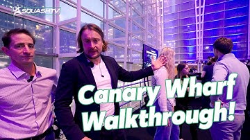 Joey Barrington takes a tour of East Wintergarden for the GillenMarkets Canary Wharf Classic 2023 🏙