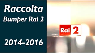 Raccolta Bumper Rai 2 Dal 2014 Al 2016