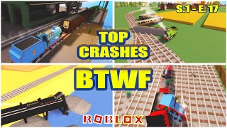 TOP Crashes of Edward, Oliver, Douglas, James and Thomas | Blue Train With Friends | BTWF