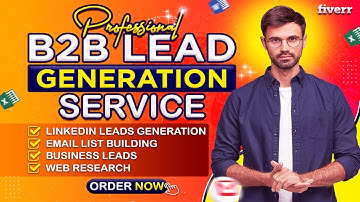 B2B Lead Generation Gig Image Or Thumbnail Design | Data Entry Gig | Data Entry Gig Creation 2023