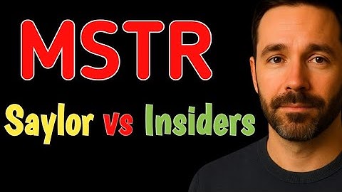 Who Is Telling The Truth About MSTR? Saylor vs. Insiders - MSTR STOCK ANALYSIS TODAY BUY OR SELL 