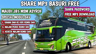 BASURI MP3 MAUDI JB5‼️BUKAN KODENAME TAPI MP3 BASURI BUSSID FREE DOWNLOAD