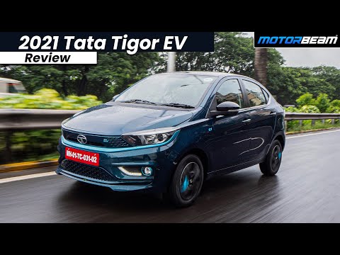 2021 Tata Tigor EV Review - Better Than Tigor Petrol? | MotorBeam