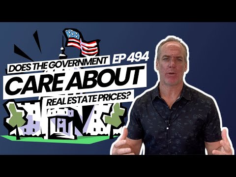 does the government care about real estate prices?