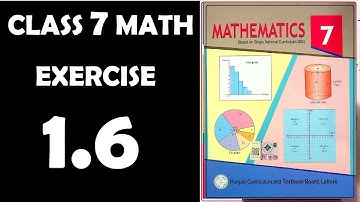 Exercise 1.6,  chapter 1, numbers and operations, Class 7 Maths, gs academy, mathematics,7th math