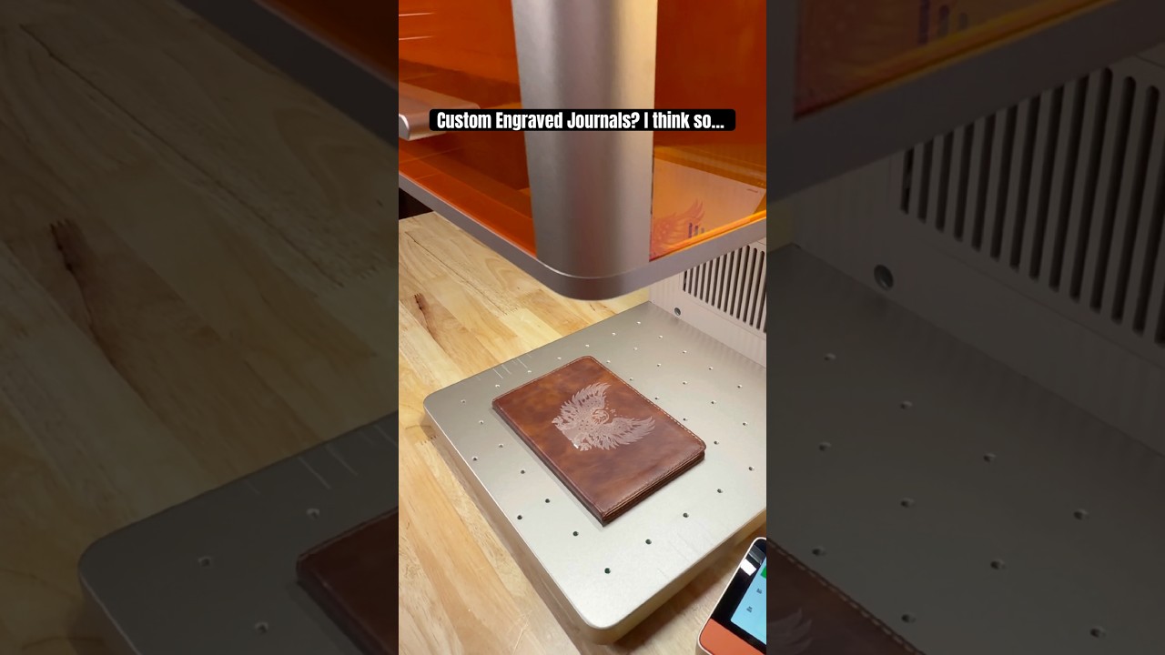 Engraving an Eagle on a Journal… Watch This (xTool F2 Ultra UV)