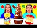 絵文字 チョコレートファウンテンチャレンジ | 食用の戦い Choco DO