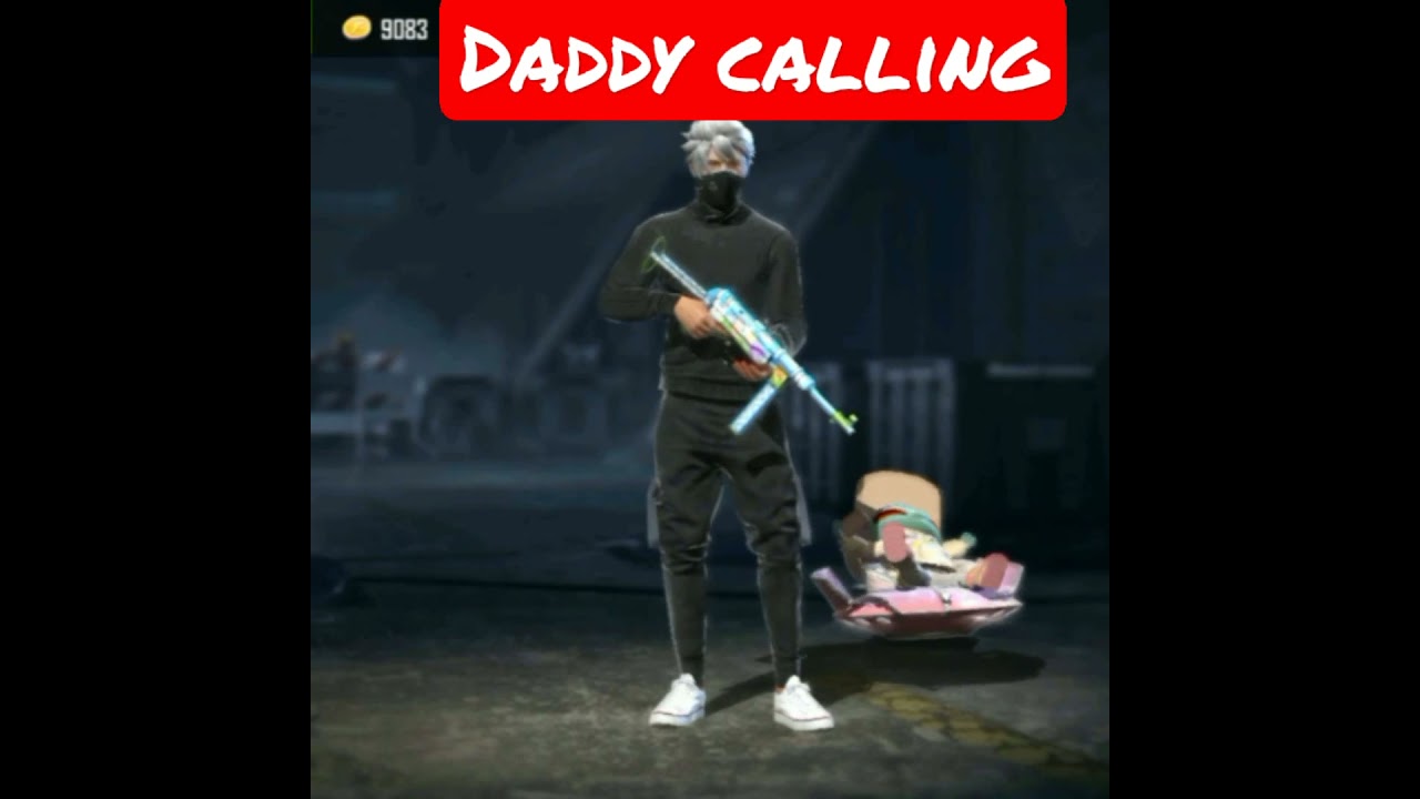 daddy calling id 😉 freefire daddy calling id stuts video | 90 level + | India freefire top level |