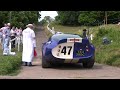 Brock Cobra smoking Test Hill at Brooklands 6th June 2010