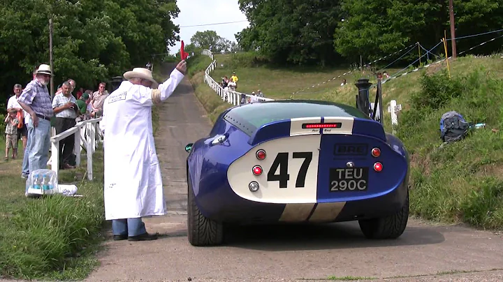 Brock Cobra Daytona Coupe smoking Test Hill at Bro...