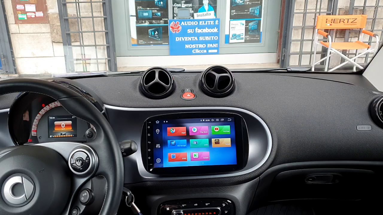 Smart car tablet con Apple car play YouTube
