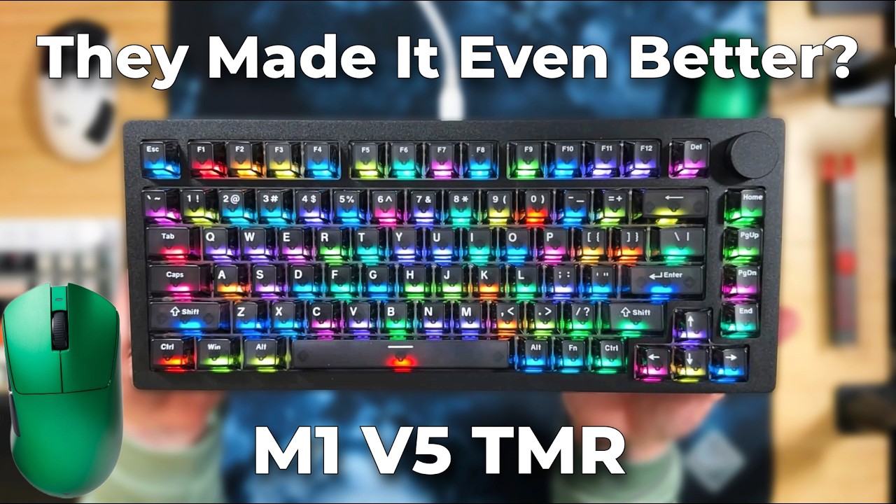 Upgraded Monsgeek M1 V5 TMR and Green Teevolution Terra Pro Flash Review