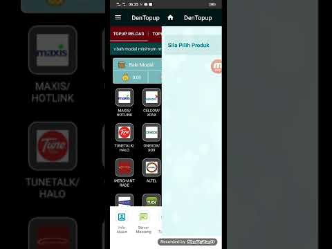 DenTopup cara nak login