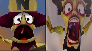 Crash Bandicoot N. Sane Trilogy - All Intros Comparison ( PS1 vs PS4 )