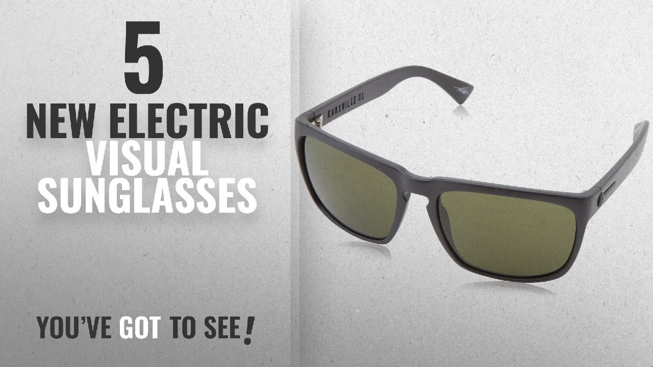 Top 10 Electric Visual Sunglasses [ Winter 2018 ]: Electric Visual Knoxville XL Matte Black/Grey