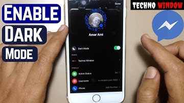 How to Enable Hidden Dark Mode in Facebook Messenger (iPhone)