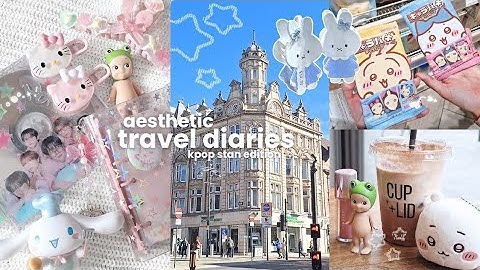 aesthetic vlog 🌷being a tourist in my city, cafe hopping, kpop shopping + haul, art cafe, trinkets 🎀
