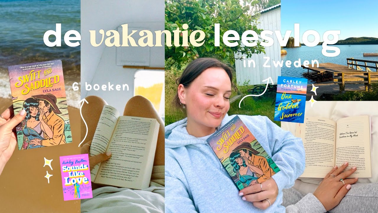 Ik lees 6 boeken op vakantie *leesvlog* 📖🌊💕